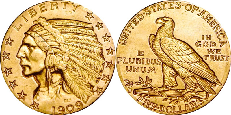 Historical incuse design coins